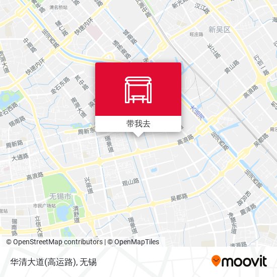 华清大道(高运路)地图