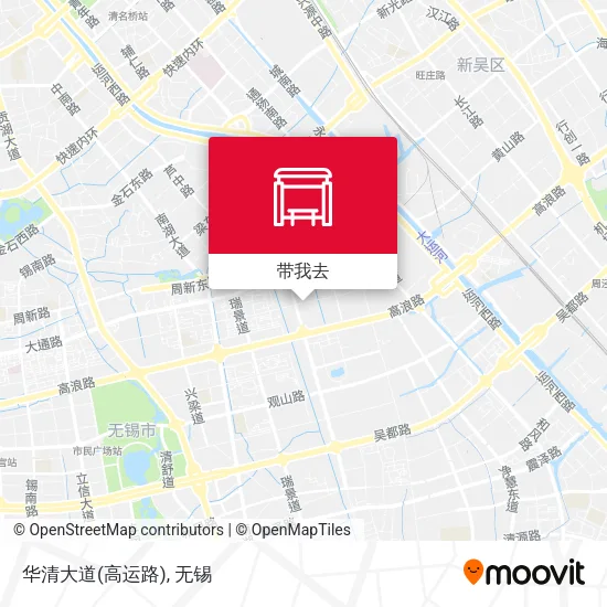 华清大道(高运路)地图