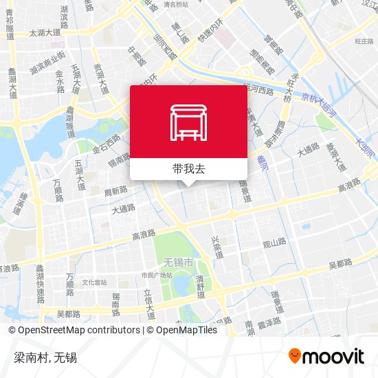 梁南村地图