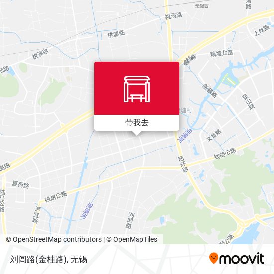 刘闾路(金桂路)地图