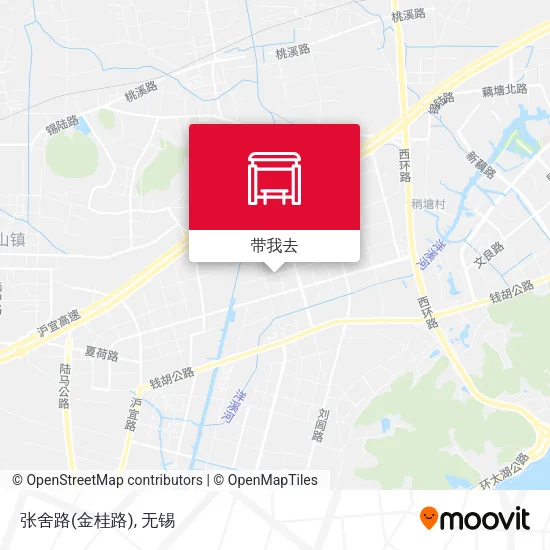 张舍路(金桂路)地图