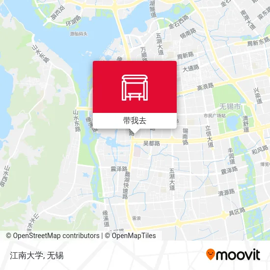 江南大学地图