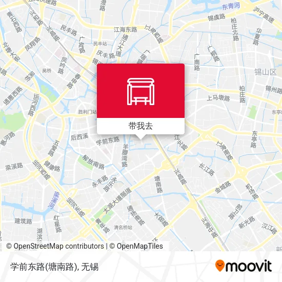 学前东路(塘南路)地图