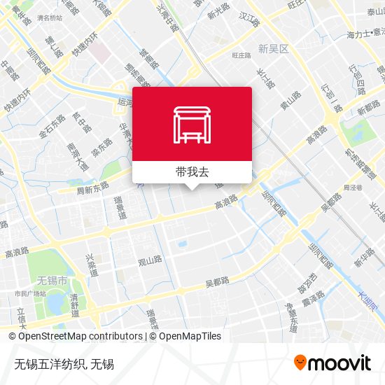 无锡五洋纺织地图