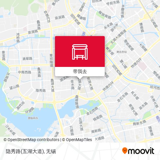 隐秀路(五湖大道)地图