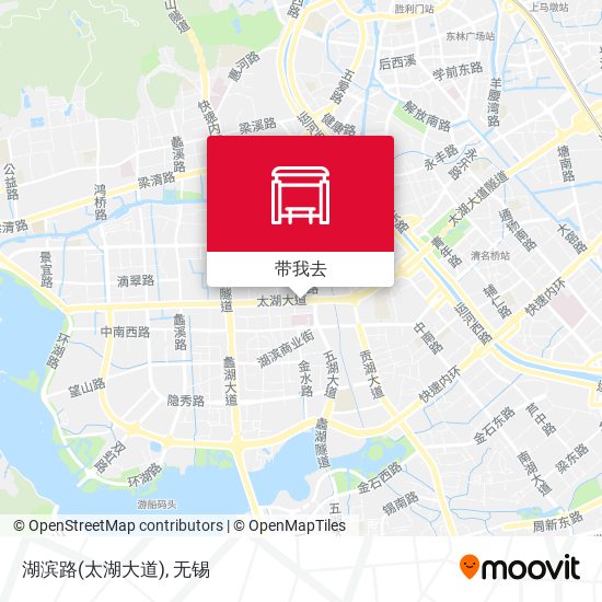 湖滨路(太湖大道)地图