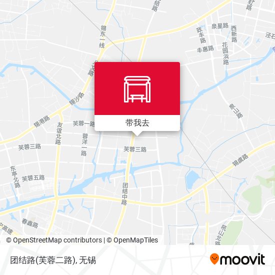 团结路(芙蓉二路)地图