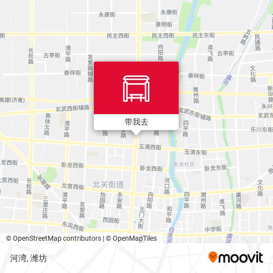 河湾地图