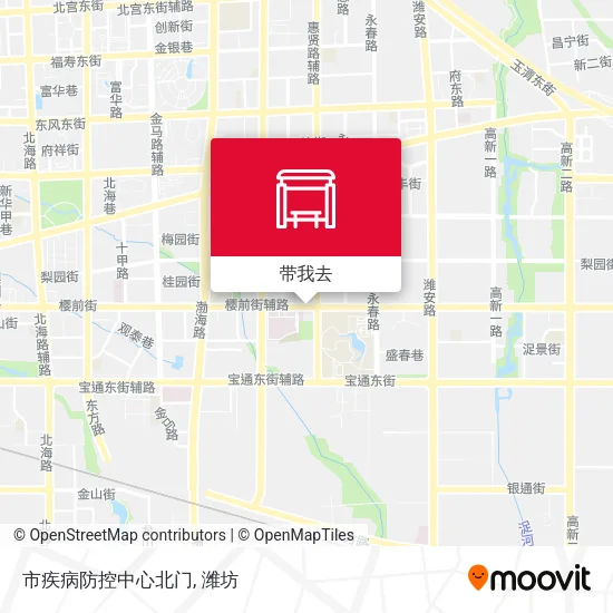市疾病防控中心北门地图