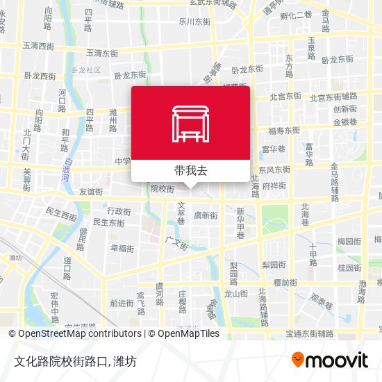 文化路院校街路口地图