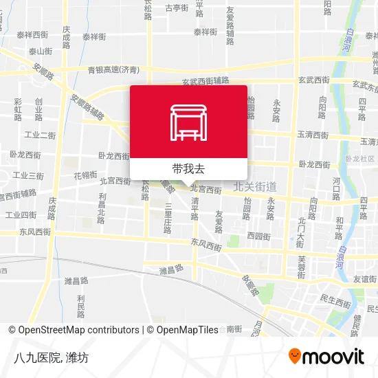 八九医院地图