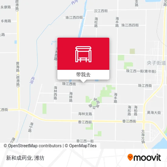 新和成药业地图