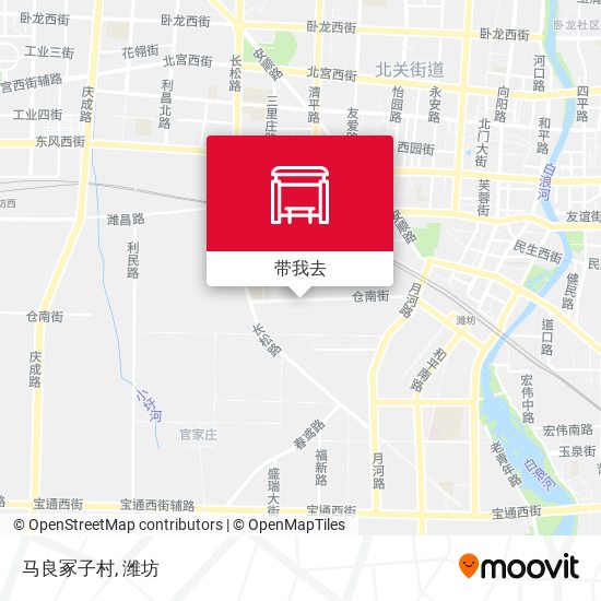 马良冢子村地图