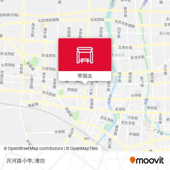 月河路小学地图