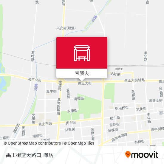 禹王街蓝天路口地图