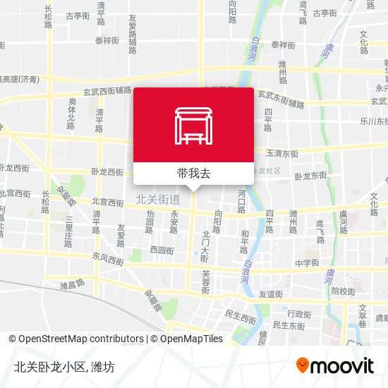 北关卧龙小区地图