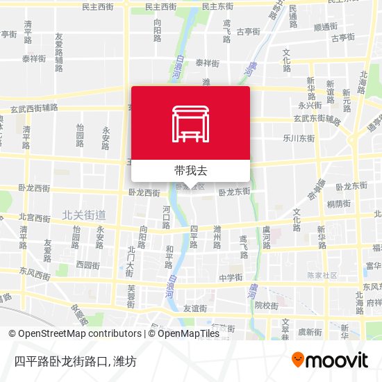 四平路卧龙街路口地图