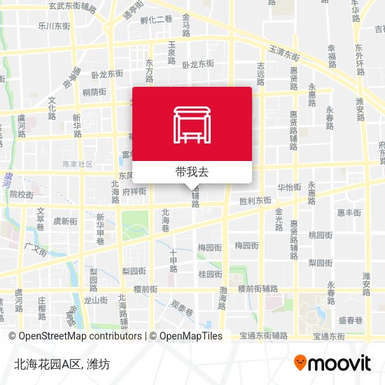 北海花园A区地图