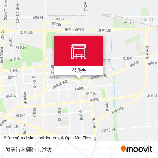 通亭街幸福路口地图
