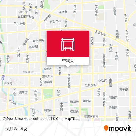 秋月园地图