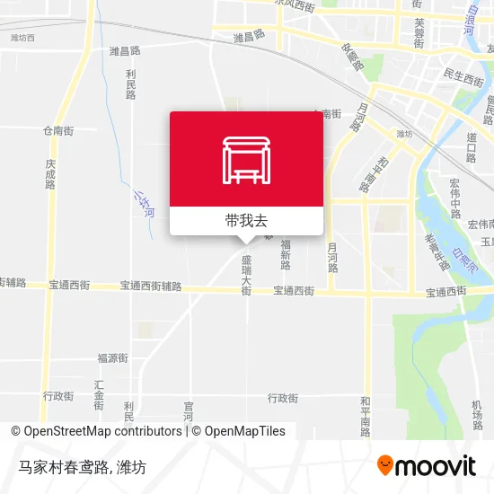 马家村春鸢路地图