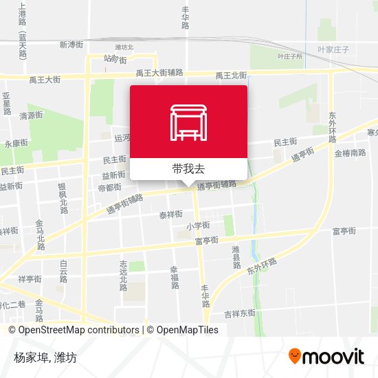 杨家埠地图