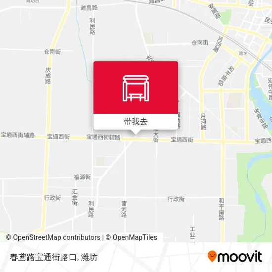 春鸢路宝通街路口地图
