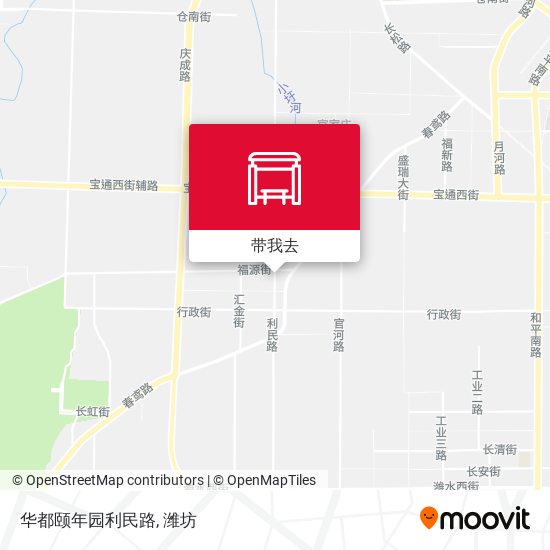 华都颐年园利民路地图