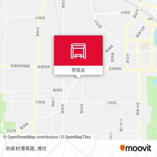 孙家村潍蒋路地图