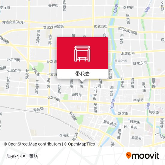 后姚小区地图