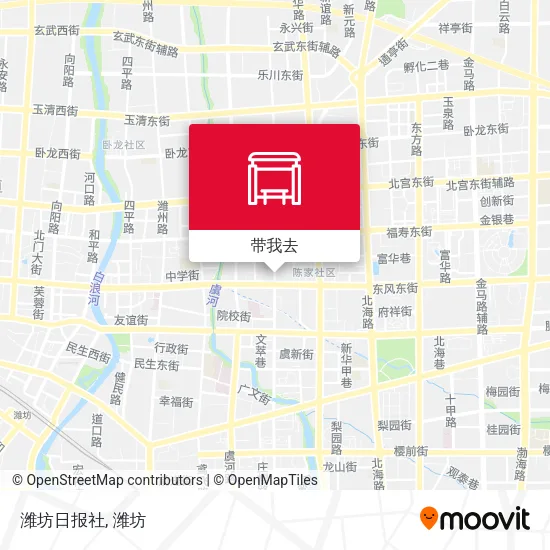 潍坊日报社地图