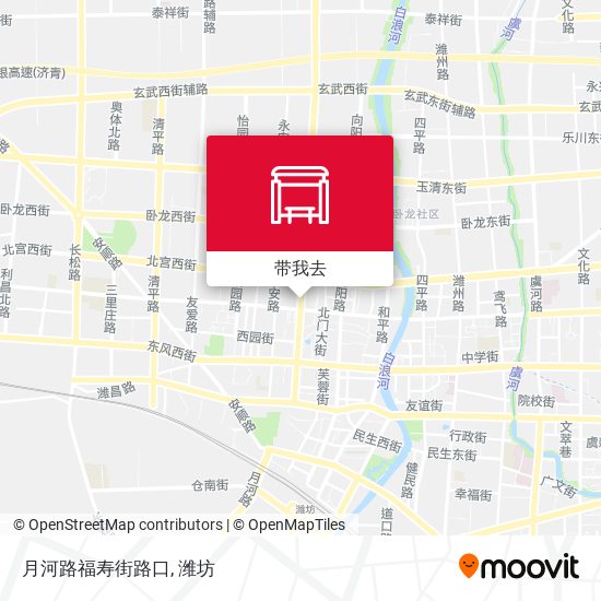 月河路福寿街路口地图