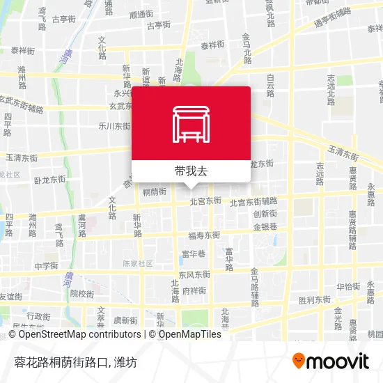 蓉花路桐荫街路口地图