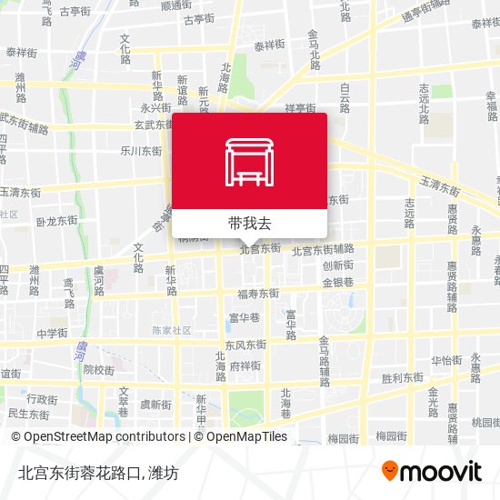 北宫东街蓉花路口地图