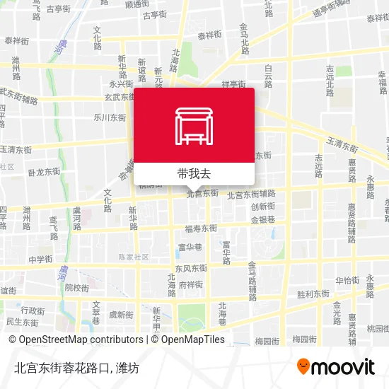 北宫东街蓉花路口地图