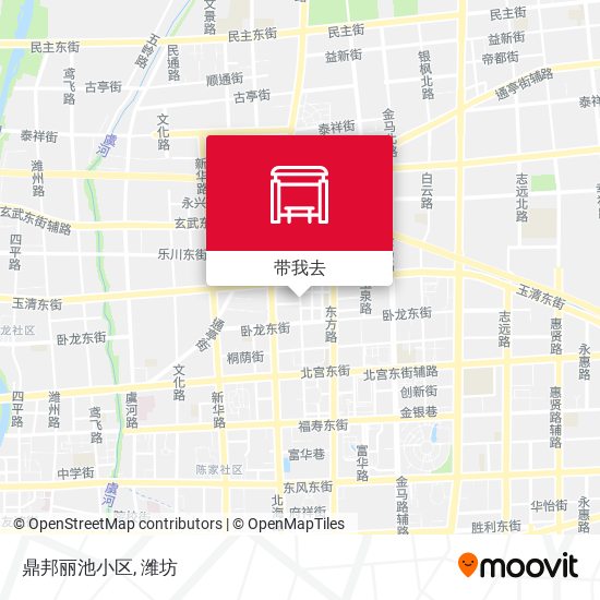 鼎邦丽池小区地图