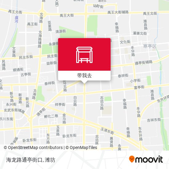 海龙路通亭街口地图