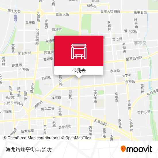 海龙路通亭街口地图