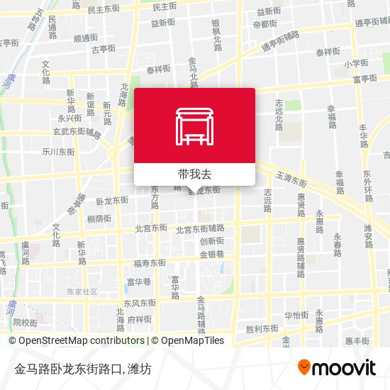 金马路卧龙东街路口地图