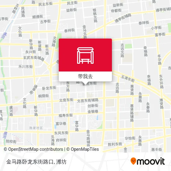 金马路卧龙东街路口地图