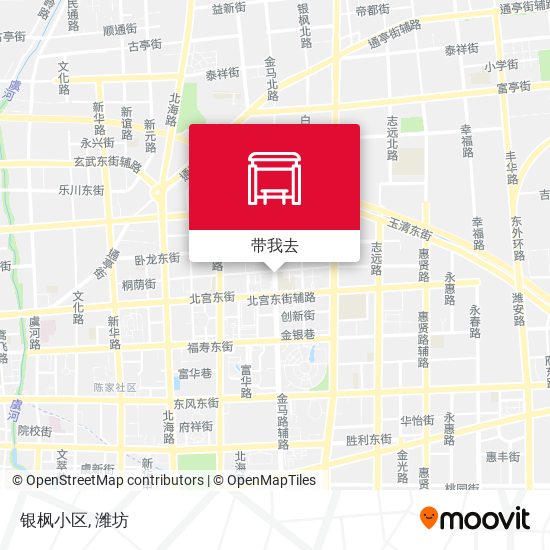 银枫小区地图