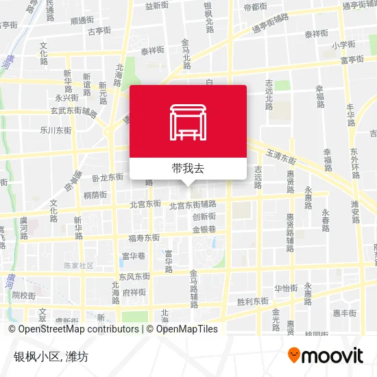 银枫小区地图