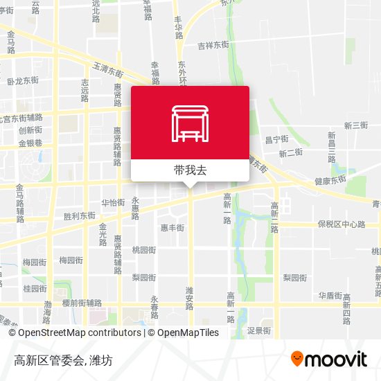 高新区管委会地图