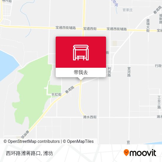 西环路潍蒋路口地图