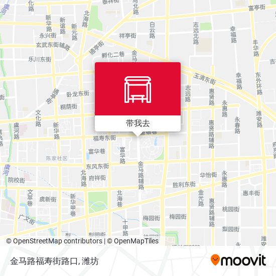 金马路福寿街路口地图