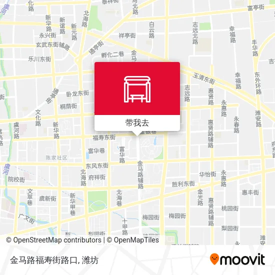 金马路福寿街路口地图