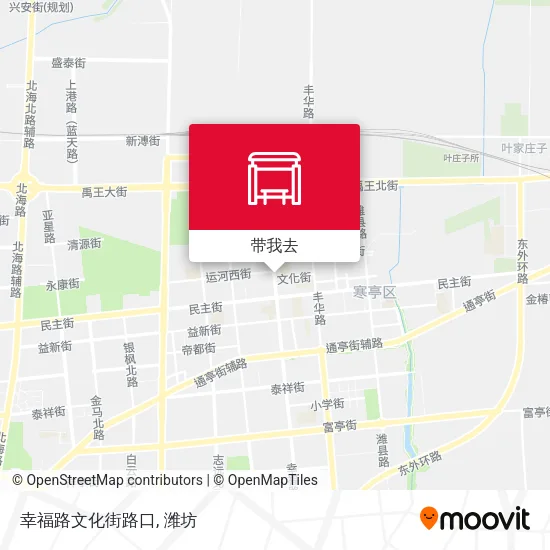 幸福路文化街路口地图