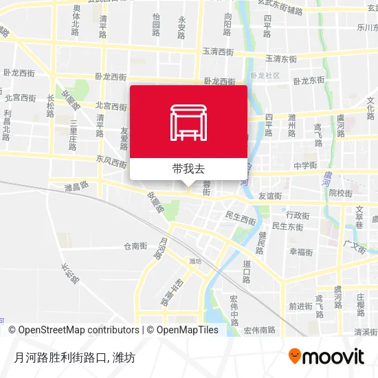 月河路胜利街路口地图