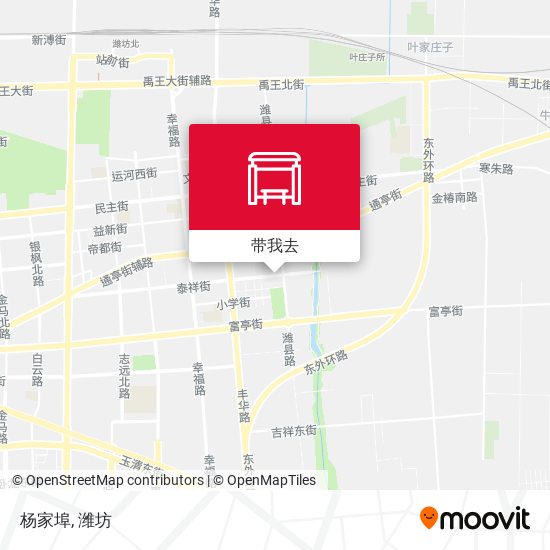 杨家埠地图