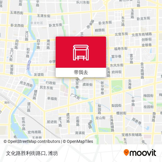 文化路胜利街路口地图